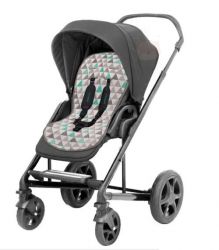 Almofada Protetora para carrinho de bebê Triângulos - Buba